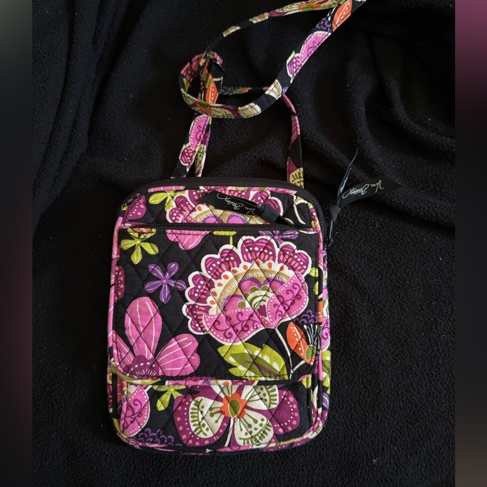 Vera Bradley Mini Hipster crossbody bag.